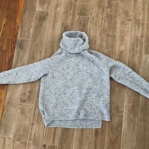 Madewell XS grey speckled turtleneck